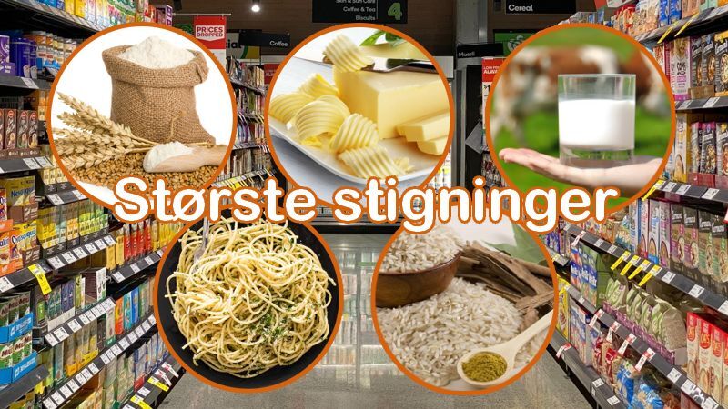 Største stigninger