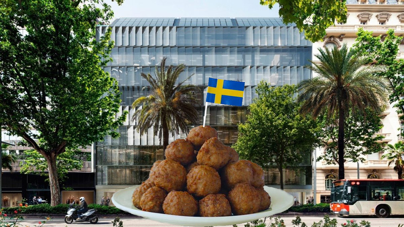 Snart sælges der svenske kjöttbollar på Avenida Diagonal