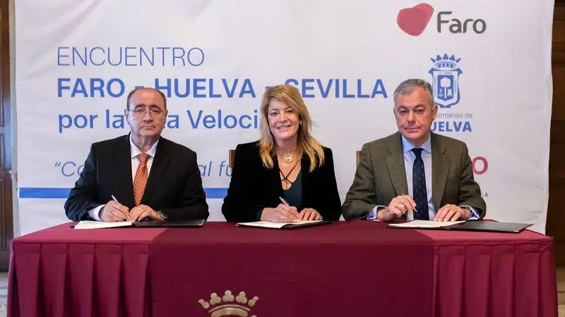 Borgmestrene fra Faro, Huelva og Sevilla.