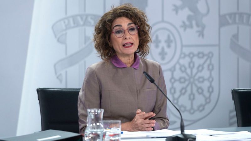 1. vicepremierminister og skatteminister María Jesús Montero mangler også et statsbudget