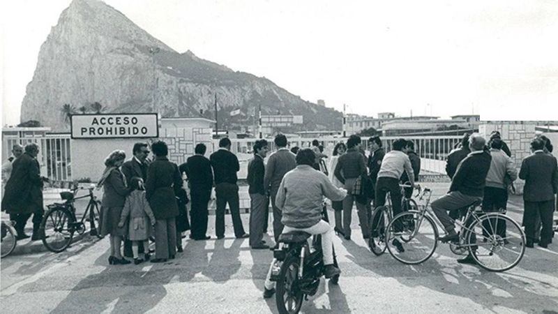 Grænsehegnet ‘La Verja’ i 1972: ″Ingen adgang″ Grænsehegnet ‘La Verja’ i 1972: ″Ingen adgang″