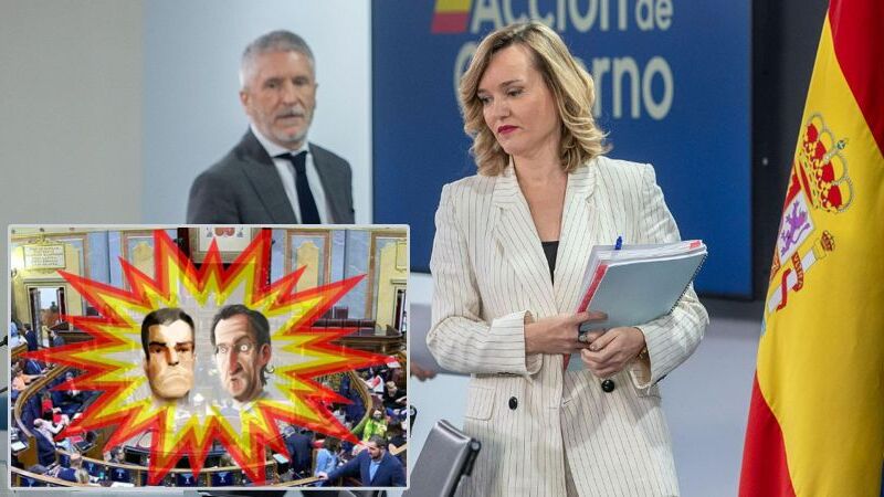 Fernando Grande-Marlaska og Pilar Alegría Fernando Grande-Marlaska og Pilar Alegría