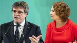 Carles Puigdemont og María Jesús Montero
