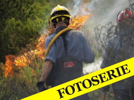Storbrand hærger den lille kommune