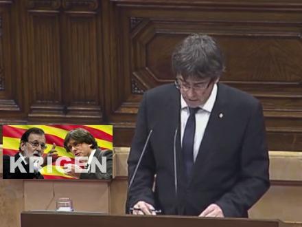 Carles Puigdemont erklærer selvstændighed