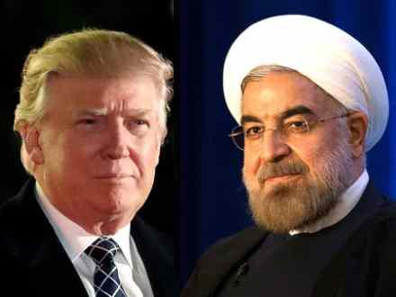 Donald Trumo og Hassan Rohani