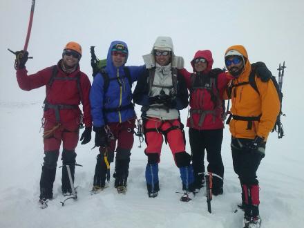 Så er målet nået - her i 3.000 meters højde
