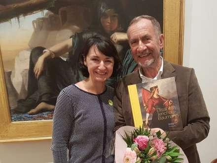 Polens ambassadør til Danmark, Henryka Moscicka-Dendys og Jerzy Miskowiak på Statens Museum for Kunst