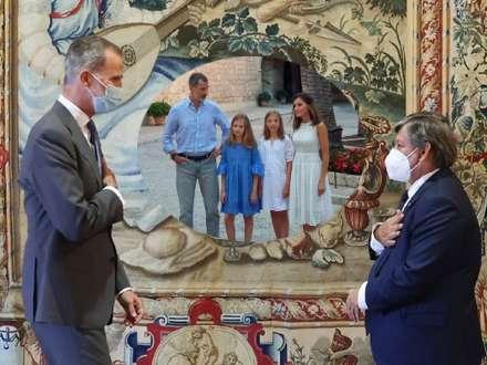 Kong Felipe og Vicenç Thomàs