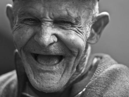 https://www.pexels.com/photo/grayscale-photo-of-laughing-old-man-156731/