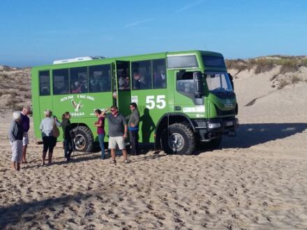 Dansk gruppe i naturparken med Spanien i Dag